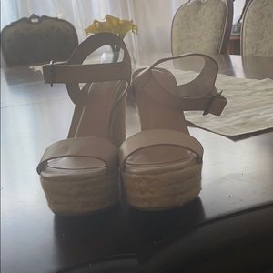 Bamboo espadrille shoes